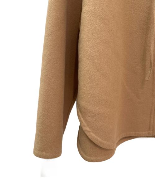 LOEWE（ロエベ）LOEWE (ロエベ) レザーパッチフーデッドジャケット ブラウン サイズ:-の古着・服飾アイテム