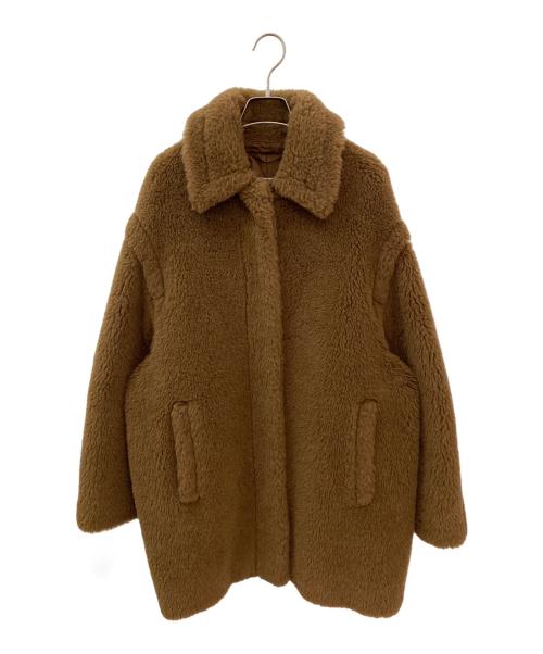 MaxMara（マックスマーラ）MaxMara (マックスマーラ) テディベアコート ブラウン サイズ:40の古着・服飾アイテム