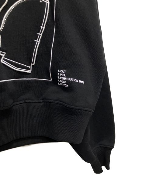 LOEWE（ロエベ）LOEWE (ロエベ) バニーロゴスウェット ブラック サイズ:XSの古着・服飾アイテム