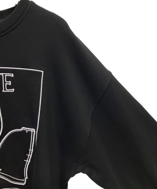 LOEWE（ロエベ）LOEWE (ロエベ) バニーロゴスウェット ブラック サイズ:XSの古着・服飾アイテム