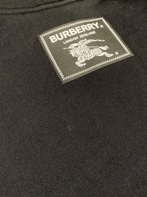BURBERRY（バーバリー）BURBERRY (バーバリー) Prosum Label Hoodie（プロッサムレーベルパーカー） ブラック サイズ:Sの古着・服飾アイテム