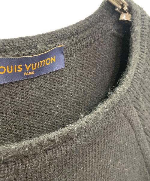 LOUIS VUITTON（ルイ ヴィトン）LOUIS VUITTON (ルイ ヴィトン) バーコード&アースニット ブラック サイズ:Lの古着・服飾アイテム