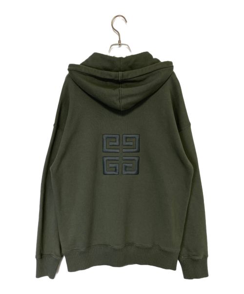 GIVENCHY（ジバンシィ）GIVENCHY (ジバンシィ) ロゴパーカー オリーブ サイズ:Mの古着・服飾アイテム
