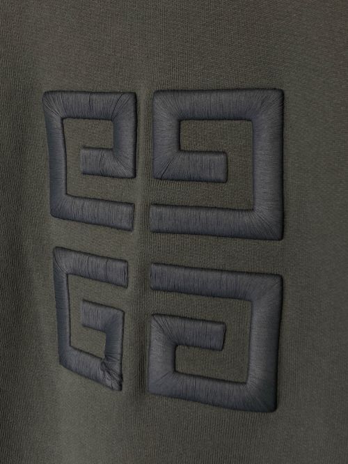 GIVENCHY（ジバンシィ）GIVENCHY (ジバンシィ) ロゴパーカー オリーブ サイズ:Mの古着・服飾アイテム