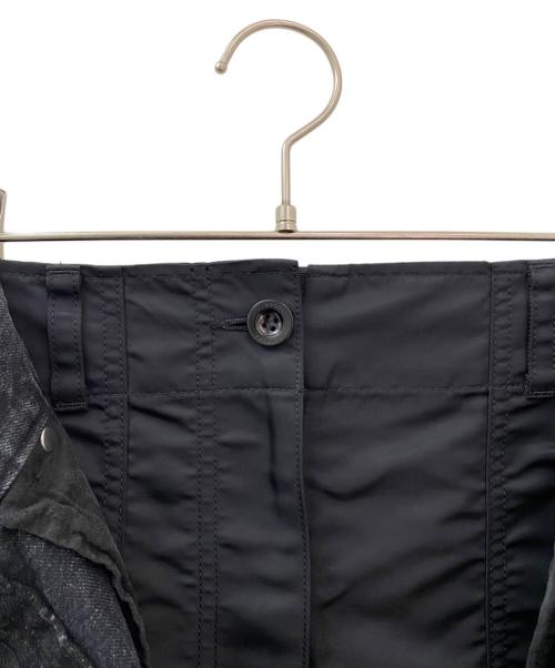 sacai（サカイ）sacai (サカイ) デニムレイヤードスカート ブラック サイズ:２の古着・服飾アイテム