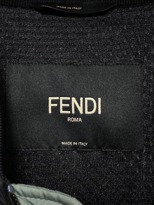FENDI（フェンディ）FENDI (フェンディ) 2WAYナイロンジャケット グリーン サイズ:46の古着・服飾アイテム