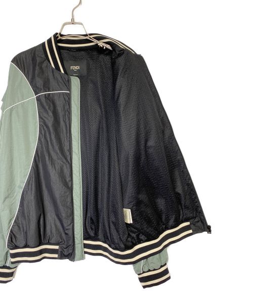 FENDI（フェンディ）FENDI (フェンディ) 2WAYナイロンジャケット グリーン サイズ:46の古着・服飾アイテム