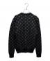 LOUIS VUITTON (ルイ ヴィトン) ハーフアンドハーフモノグラムニット ブラック サイズ:XS：78000円
