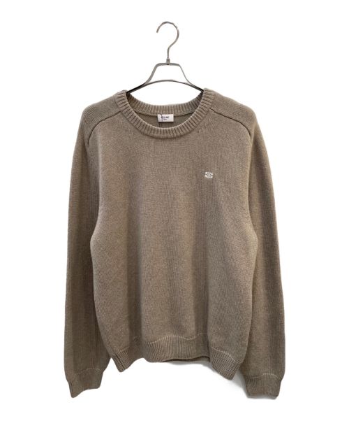 CELINE（セリーヌ）CELINE (セリーヌ) トリオンフロゴニット グレージュ サイズ:XXLの古着・服飾アイテム