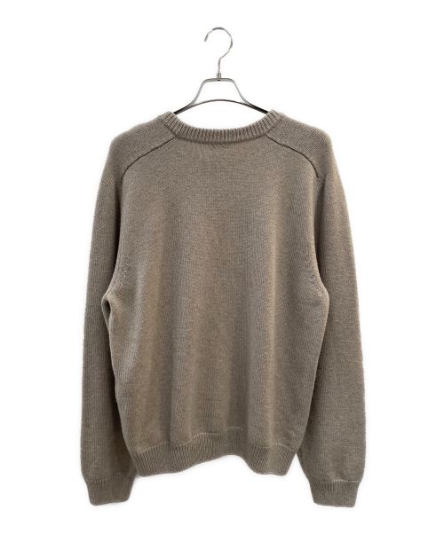 CELINE（セリーヌ）CELINE (セリーヌ) トリオンフロゴニット グレージュ サイズ:XXLの古着・服飾アイテム