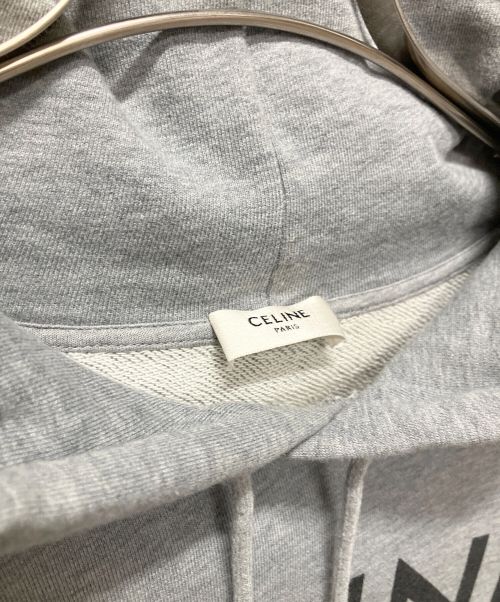 CELINE（セリーヌ）CELINE (セリーヌ) ロゴパーカー グレー サイズ:Mの古着・服飾アイテム