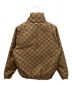 GUCCI (グッチ) GG リップストップ リバーシブルジャケット Reversible GG canvas jacket in black 722511 ブラック×ブラウン サイズ:44：190000円