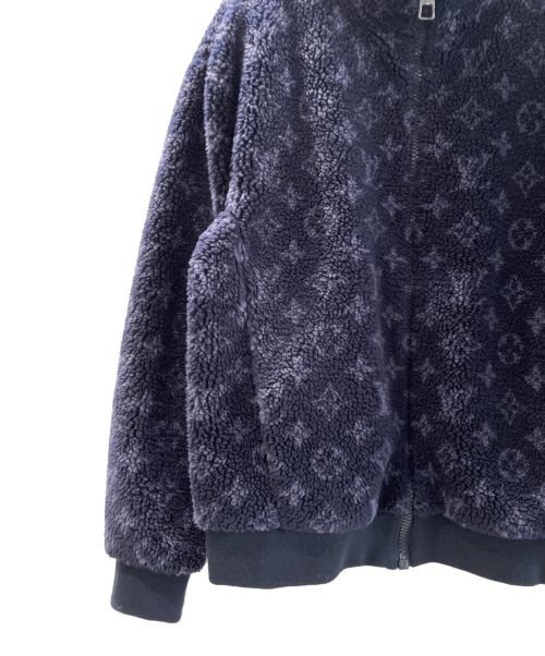 LOUIS VUITTON（ルイ ヴィトン）LOUIS VUITTON (ルイ ヴィトン) モノグラムフリースジャケット ネイビー サイズ:Sの古着・服飾アイテム