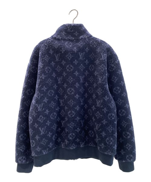 LOUIS VUITTON（ルイ ヴィトン）LOUIS VUITTON (ルイ ヴィトン) モノグラムフリースジャケット ネイビー サイズ:Sの古着・服飾アイテム