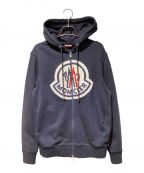 MONCLER GENIUSモンクレール ジーニアス）の古着「MAGLIA CARDIGAN （刺繍ロゴダブルジップパーカー）」｜ネイビー