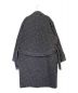 BALENCIAGA (バレンシアガ) オールオーバーロゴデニムコート ブラック サイズ:44：130000円