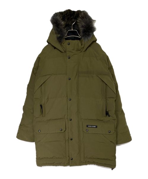 CANADA GOOSE（カナダグース）CANADA GOOSE (カナダグース) EMORY PARKA オリーブ サイズ:Lの古着・服飾アイテム