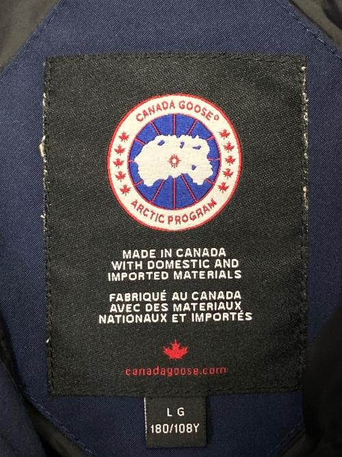 CANADA GOOSE（カナダグース）CANADA GOOSE (カナダグース) MACMILLAN PARKA ネイビー サイズ:Lの古着・服飾アイテム