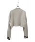 PRADA (プラダ) ロゴ ストライプトリム スウェットシャツ グレー サイズ:XS：80000円