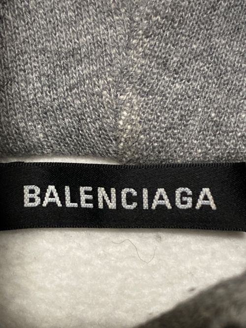 BALENCIAGA（バレンシアガ）BALENCIAGA (バレンシアガ) BBロゴパーカー グレー サイズ:Lの古着・服飾アイテム