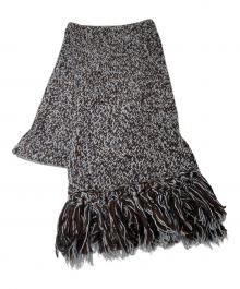 HERMES（エルメス）の古着「ローゲージ マフラー」｜ブラウン