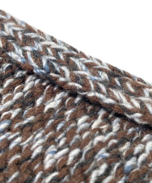 HERMES（エルメス）HERMES (エルメス) ローゲージ マフラー ブラウンの古着・服飾アイテム