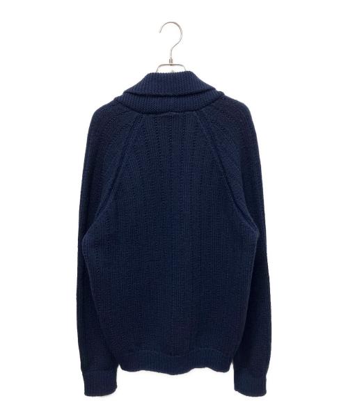 GUCCI（グッチ）GUCCI (グッチ) ショールカラーカーディガン ネイビー サイズ:XSの古着・服飾アイテム