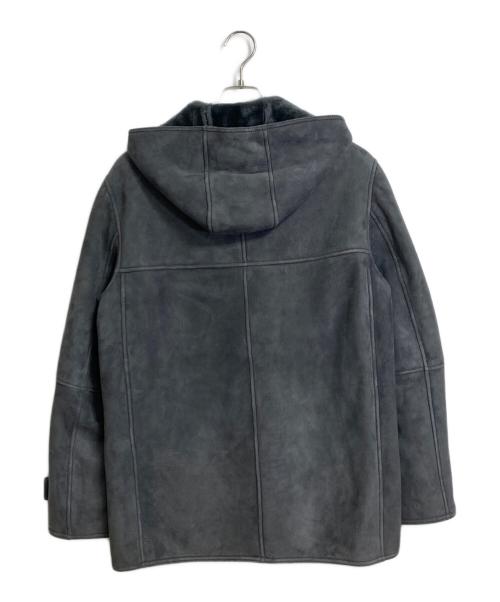 LOEWE（ロエベ）LOEWE (ロエベ) ムートンダッフルコート　羊革　国内代理店表記あり グレー サイズ:48の古着・服飾アイテム