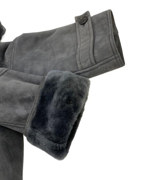 LOEWE（ロエベ）LOEWE (ロエベ) ムートンダッフルコート　羊革　国内代理店表記あり グレー サイズ:48の古着・服飾アイテム