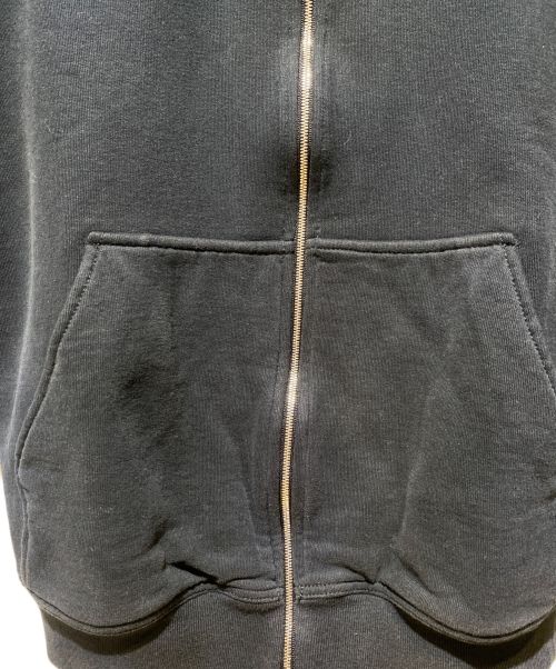 HERMES（エルメス）HERMES (エルメス) バイカラー ジップパーカー ネイビー サイズ:Sの古着・服飾アイテム