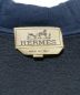 中古・古着 HERMES (エルメス) バイカラー ジップパーカー ネイビー サイズ:S：45000円