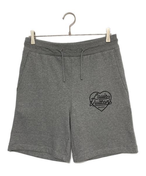 LOUIS VUITTON（ルイ ヴィトン）LOUIS VUITTON (ルイ ヴィトン) NIGO (ニゴー) スウェットハーフパンツ グレー サイズ:Sの古着・服飾アイテム