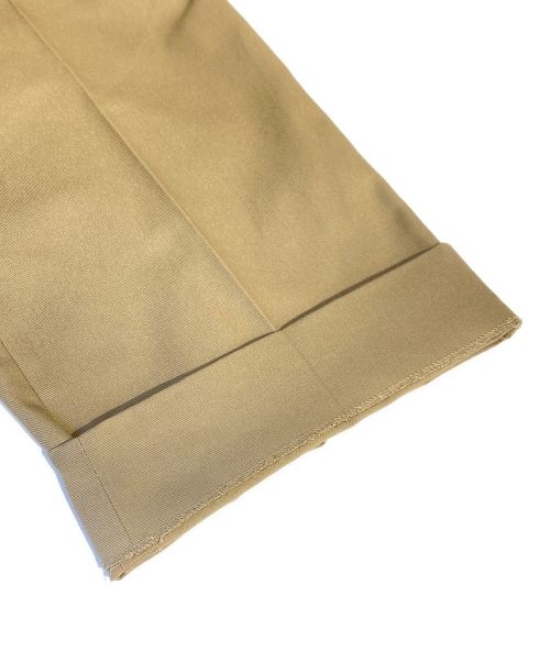 Maison Margiela（メゾンマルジェラ）Maison Margiela (メゾンマルジェラ) Wide Leg Tailored Trousers カーキ サイズ:50の古着・服飾アイテム