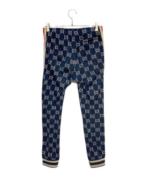 GUCCI（グッチ）GUCCI (グッチ) GGトラックパンツ ネイビー サイズ:Sの古着・服飾アイテム