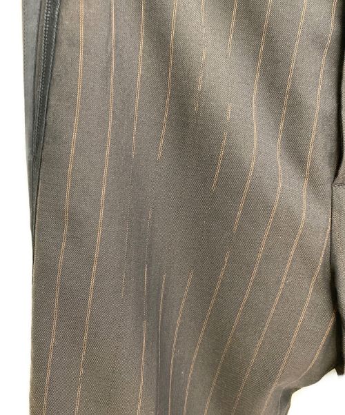 Maison Margiela（メゾンマルジェラ）Maison Margiela (メゾンマルジェラ) サイドライン ストライプパンツ ブラウン サイズ:44の古着・服飾アイテム