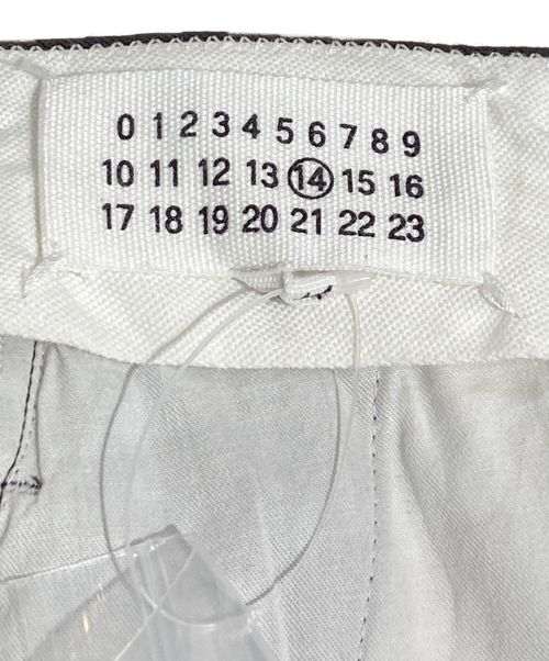 Maison Margiela（メゾンマルジェラ）Maison Margiela (メゾンマルジェラ) サイドライン ストライプパンツ ブラウン サイズ:44の古着・服飾アイテム