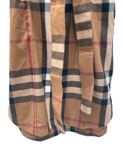 BURBERRY（バーバリー）BURBERRY (バーバリー) ベルテッドノバチェックワンピース ブラウン サイズ:34の古着・服飾アイテム