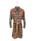 BURBERRY（バーバリー）の古着「ベルテッドノバチェックワンピース」｜ブラウン