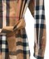 中古・古着 BURBERRY (バーバリー) ベルテッドノバチェックワンピース ブラウン サイズ:34：50000円