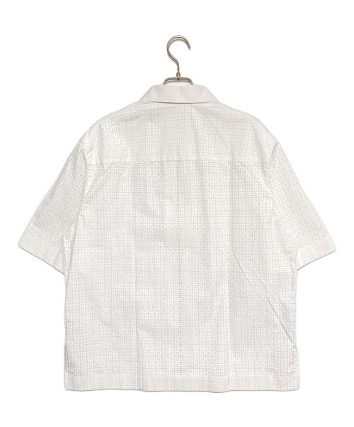 GIVENCHY（ジバンシィ）GIVENCHY (ジバンシィ) 4Gジップシャツ ホワイト サイズ:39の古着・服飾アイテム