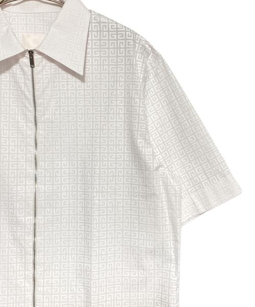 GIVENCHY（ジバンシィ）GIVENCHY (ジバンシィ) 4Gジップシャツ ホワイト サイズ:39の古着・服飾アイテム