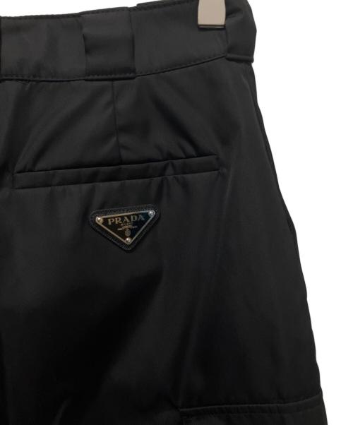 PRADA（プラダ）PRADA (プラダ) リナイロンカーゴパンツ ブラック サイズ:40の古着・服飾アイテム