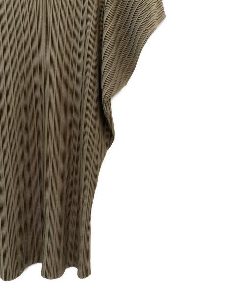 PLEATS PLEASE（プリーツプリーズ）PLEATS PLEASE (プリーツプリーズ) プリーツチュニック グレー サイズ:3の古着・服飾アイテム