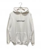 BALENCIAGAバレンシアガ）の古着「21SS コピーライト ロゴ プルオーバーフーディー」｜ホワイト