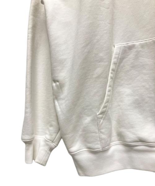 BALENCIAGA（バレンシアガ）BALENCIAGA (バレンシアガ) 21SS コピーライト ロゴ プルオーバーフーディー ホワイト サイズ:Mの古着・服飾アイテム