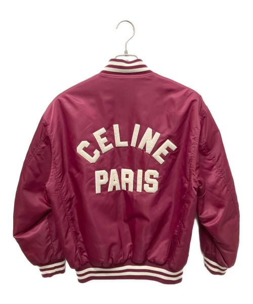 CELINE（セリーヌ）CELINE (セリーヌ) ナイロンテディブルゾン ワインレッド サイズ:34の古着・服飾アイテム