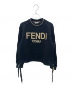 FENDIフェンディ）の古着「ロゴスウェット」｜ブラック