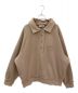 MIU MIU（ミュウミュウ）の古着「ガーメントダイ コットンフリース スウェットシャツ」｜ベージュ