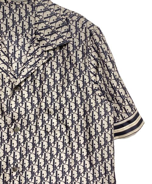 Dior（ディオール）Dior (ディオール) オブリークシルクシャツ シルバー サイズ:40の古着・服飾アイテム