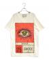 GUCCI（グッチ）の古着「ダメージ加工Tシャツ」｜ベージュ